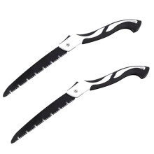 2X 24.8 Inch Folding Saw Pruning Saw for Single-Hand Use Curved Blade Hand Saw Cuts Branches To 11.8Inch Diameter