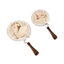 (B) Reusable Cloth Coffee Filter Bag with Stainless Steel Handle for Hand Brewing