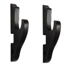 (Black) Suporte de Parede para Espadas de Madeira para Colecionadores e Exposições Preto