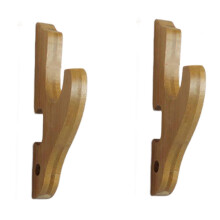 (Wood Color) Suporte de Parede para Espadas de Madeira para Colecionadores e Exposições Preto