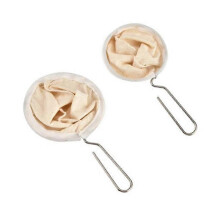 (C) Reusable Cloth Coffee Filter Bag with Stainless Steel Handle for Hand Brewing