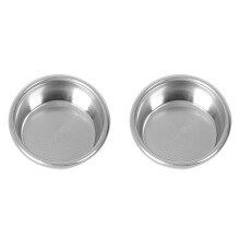 2Pack 54 mm Filterkorg för Sage 870/875/878/880 54 mm Halvautomatisk Kaffemaskin BottenlöSt Handtagsfilter