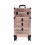 Living And Home Professional 3-in-1 Rolling Makeup Case Cosmetic Trolley, Rose Gold 1