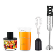 Immersion Blender Handheld, 4 in 1 Hand Blender, Stainless Steel Stick,Emulsion Blender with Chopper, EU Plug