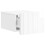 VidaXL vidaXL Wall-Mounted Bedside Cabinet with Drawer 2 pcs High Gloss White 2