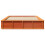 VidaXL vidaXL Bed Frame Wax Brown 135 x 190 cm Solid Pine Wood 3