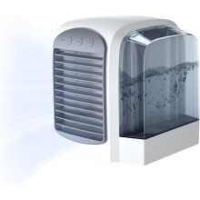 Raffrescatore evaporativo portatile USB nebulizzatore ricaricabile casa ufficio viaggio grigio
