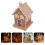 Christmas Gingerbread House Lighted Ornament Figurine Decor 4