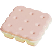 Stampo per cubetti di ghiaccio in silicone a forma di biscotto, riutilizzabile, ideale per cocktail a base di whisky.