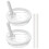 2 Pack Lid Replacement 40oz, with Leak Proof and Flip Straw Lid, Cup Accessories 1