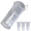 Galvanized Metal Flower Holder Storage Container 4Pcs for Garden Decor 5