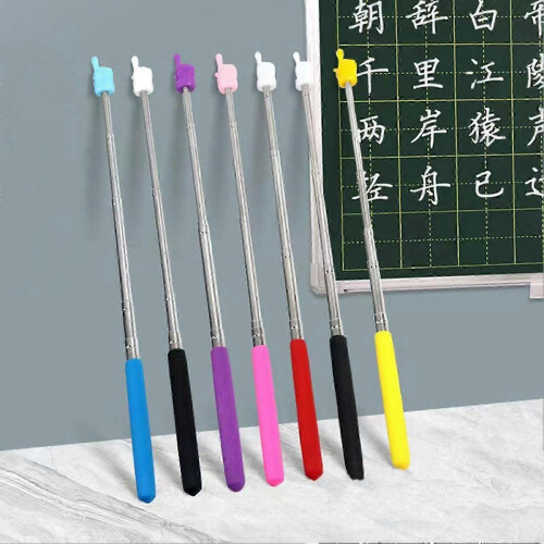 (Blue) Finger Pointer Stick Professional Telescopic Teachers Pointer Long-lasting Handheld Pointer Stick for Classroom KAESI 1