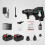 Idropulitrice portatile a batteria da 21 V e 100 bar con 2 batterie incluse. 5