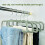 (Gray)Space Efficient Velvet Pant Racks With Nonslip Surface For Home Use Closet 9