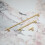 (320mm Handle) Brass Gold Textured Cabinet Handles & Pull Knob 8
