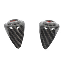 Pino de Fechadura da Porta Interna DecoraçãO de Acabamento ABS para  Camaro 2012 2013 2014 2015 AcessóRios para AutomóVeis (Fibra de Carbono)