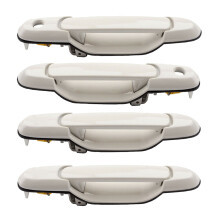 Front Rear Left Right Outside Exterior Door Handle Set of 4Pcs for 1998-2003 Sienna White 69220-08010 69230-08010