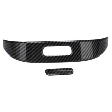 For - C-Class W206 C260 2022 Center Console Armrest Box Buttons Frame Decoration Sticker Trim Carbon Fiber
