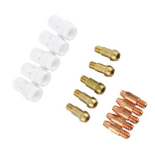 5x Kontaktspitze + 5x Halter + 4x Diffusor 0,8mm