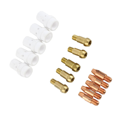 5x Kontaktspitze + 5x Halter + 4x Diffusor 0,8mm