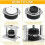 Watch Repair Tool Kit, Back Case Pressing Device, NeedleTool, Triangular Piece & Multiple Sizes Press-Fit Components 4