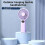 Portable Handheld Small Fan LCD Display with 6-Speed Wind Power Handheld/Vertical Multi-Purpose 3