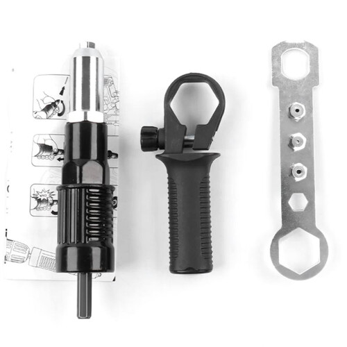 Electric Rivet Adapter, Conversion  for Cordless Riveting Tools,with Hex Shaft,for DIY Projects,Rivet Tool 1
