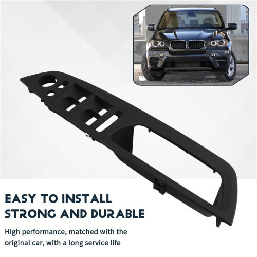 51416975777 Car Window  Panel Cover Window Glass Lifter Button Panel for  X5 X6 E70 E71 LHD 2
