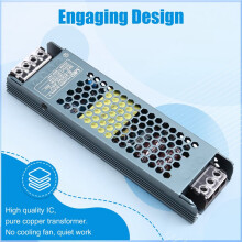 Transformador de Iluminación LED de 24 V, Fuente de Alimentación de 200 W, Controlador de 220 V A 24 Voltios para Tiras de Luces LED.