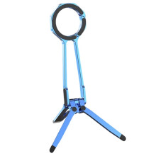 Portable Magnetic Phone Tripod Stand Pocket Selfie Stick Phone Holder with Carabiner 360 Rotating Stand