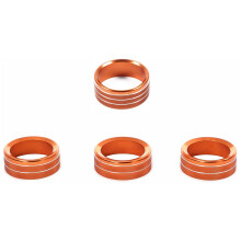 Air Conditioner Knob Cover & Headlight Knob Cover for 18-21 JL JLU & 2020 Gladiator (Orange)