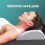 (Grey) Neck and Back Stretcher, EVA Foam Posture Corrector for Upper & Lower Back Support 4
