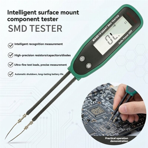 SMD Tester MS8910  Digital SMD Handheld Resistance Capacitance Tester with 3000 Count LCD Display 1