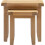 Seconique Windsor Nest Of 2 Tables - Natural Oak 2