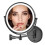 Wall Mounted Lighted Makeup Mirror, Rechargeable Double-Sided Magnifying Mirror with 3 Color LED, 360 Rotation 9