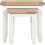 Seconique Windsor Nest Of 2 Tables - Ivory/Oak 3