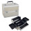 Living And Home Silver Floral PU Portable Mini Makeup Case 4