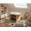 Beliani Kids Table with Chairs LUCAS Light Brown/ Green 2
