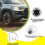 2 PCS Push Button Quick Release Hood Bonnet Pins Lock Clip Car Bumper  Kit Silver 3