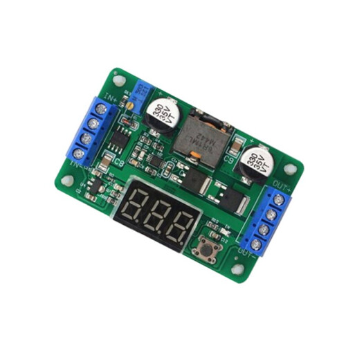 LTC1871 100W - Step  Boost Converter 3.5V-30V Power Supply Module with LED Digital Voltmeter for DIY Projects 2