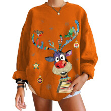 Sweaters for Women Christmas Hoodie,Cute Holiday Sweater Funny Christmas Hoodie Gifts for Women,XL