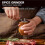 Pepper Grinder, Refillable Spice Mill with Adjustable Coarseness, Manual Pepper Mill with Handle, Spice Grinder 4