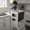 Children's Learning Tower with Chalkboard and Safety Bar 1