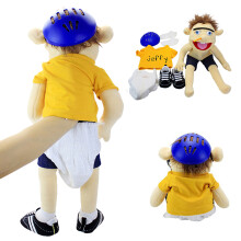 Jungen-Handpuppe Plüsch 60 cm
