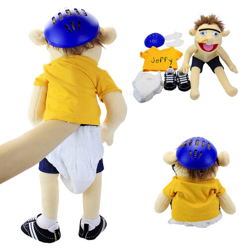 Jungen-Handpuppe Plüsch 60 cm