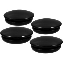 Maratona Race Número Clip Correndo Race Bib Holders plástico preto fácil anexo seguro fixação 4Pcs Pack
