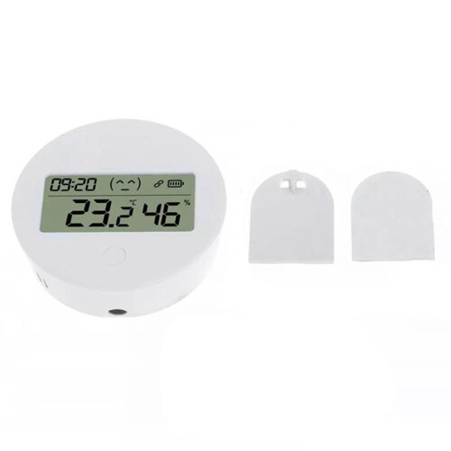 Temperature and Humidity Sensor LCD Screen Display Temperature and Humidity Sensor Voice Assistant Compatible 1