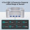 Docking Station for 2024   M4 Computer USB Hub Desktop Stand USB Port Hub for   M4 Pro PC Accessories 5