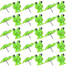 50pcs Bonito Sapo Pushpins Pinos Decorativos Animais Desenho Pulgar Tacks