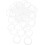 50pcs White Plastic Macrame Hoops 5cm para DIY Dreamcatcher Crafting e Wreath Making Supplies 1